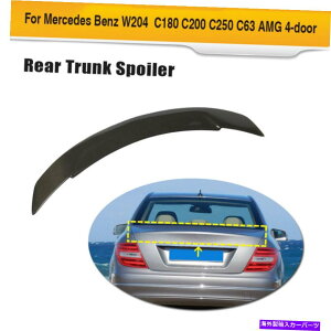 CO GAp[c xcCNXW204Z_C55 C63AMG 07-13pJ[{AgNX|C[u[gEBO Carbon Rear Trunk Spoiler Boot Wing For BENZ C-Class W204 Sedan C55 C63AMG 07-13