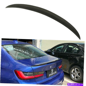 CO GAp[c BMW 3 SER G20 330I M340I 2019-2021AgNbvX|C[EBOJ[{t@Co[ for BMW 3 Ser G20 330i M340i 2019-2021 Rear Trunk Lip Spoiler Wing Carbon Fiber