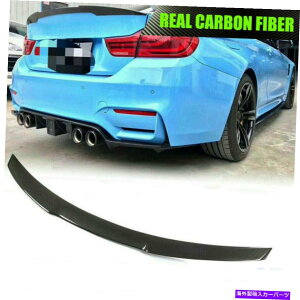 CO GAp[c BMW 4Series F82 M4N[y2014-2020J[{t@Co[AgNl^oEBO Fits BMW 4Series F82 M4 Coupe 2014-2020 Carbon Fiber Rear Trunk Lip Spoiler Wing