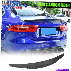�C�O�� �G�A���p�[�c Jaguar XE XEL���A�g�����N�X�|�C���[�e�[���E�B���O�J�[�{���t�@�C�o�[2015-2018���t�@�C�b�g�ɓK���Ă��܂� Fit For Jaguar XE XEL Rear Trunk Spoiler Tail Wing Carbon Fiber 2015-2018 Refit�y