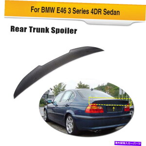 CO GAp[c BMW E46 320i 325i 330iZ_98-05J[{t@Co[p̃AgNX|C[u[gEBOEBO Rear Trunk Spoiler Boot Wing For BMW E46 320i 325i 330i Sedan 98-05 Carbon Fiber