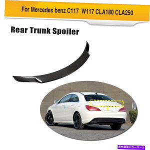 CO GAp[c FITS BENZ CLA200 CLA250 CLA45AMG 13-18AgNX|C[bvEBOJ[{t@Co[ Fits Benz CLA200 CLA250 CLA45AMG 13-18 Rear Trunk Spoiler Lip Wing Carbon Fiber