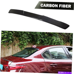 CO GAp[c At@IWA2017-2021A[tl^oEBhEEBOJ[{t@Co[ɓKĂ܂ Fit For Alfa Romeo Giulia 2017-2021 Rear Roof Spoiler Window Wing Carbon Fiber