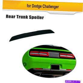 海外製 エアロパーツ マットブラックペイントされたリアトランクネタバレブートウィングダッジチャレンジャー15-18 Matt Black Painted Rear Trunk Spoiler Boot Wing ABS For Dodge Challenger 15-18