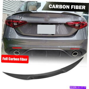 CO GAp[c Alfa Romeo Giulia Sedan 2015-2020 Real Carbon Rear Trunk Wing Boot Spoiler Fits Alfa Romeo Giulia Sedan 2015-2020 Real Carbon Rear Trunk Wing Boot Spoiler