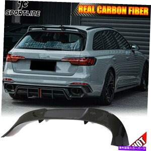 CO GAp[c J[{A[tl^oEBhEAEfBRS4 B9 AVANT 2020-2021p̃gbvEBObv Dry Carbon Rear Roof Spoiler Window Top Wing Lip for Audi RS4 B9 Avant 2020-2021