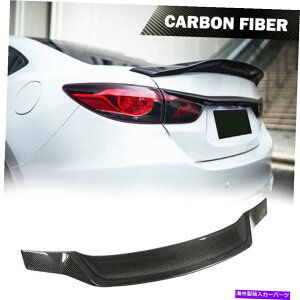 CO GAp[c }c_6AeUZ_2014-2019AX|C[gNJ[{t@Co[tBbg Fits Mazda 6 Atenza Sedan 2014-2019 Rear Spoiler Trunk Wing Carbon Fiber Refit