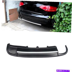 �C�O�� �G�A���p�[�c �A�E�f�BA4 B8 S4 Non-Sline 2009-2012�Ƀt�B�b�g����u���b�N���A�o���p�[�f�B�t���[�U�[���b�v�X�|�C���[ Black Rear Bumper Diffuser Lip Spoiler fit for Audi A4 B8 S4 Non-Sline 2009-2012