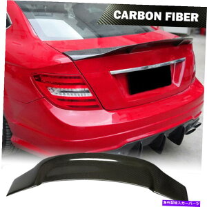 CO GAp[c ZfXxcW204 C250 C63 AMĜ߂̃J[{t@Co[AgNX|C[EBO2008-12 Carbon Fiber Rear Trunk Spoiler Wing For Mercedes-Benz W204 C250 C63 AMG 2008-12