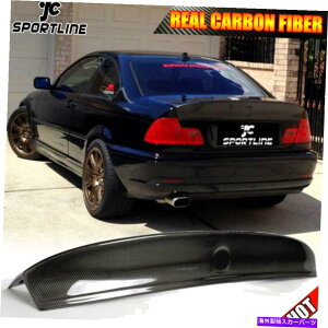 CO GAp[c BMW E46 M3N[y1998-2005AgNX|C[e[rbOEBOJ[{t@Co[ Fit for BMW E46 M3 Coupe 1998-2005 Rear Trunk Spoiler Tail Big Wing CARBON FIBER