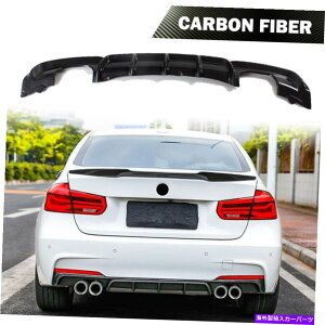 CO GAp[c BMW F30 320I 325i 328i 330i M SPORT 4Dp̃J[{t@Co[Aop[fBt[U[bv Carbon Fiber Rear Bumper Diffuser Lip For BMW F30 320i 325i 328i 330i M Sport 4D