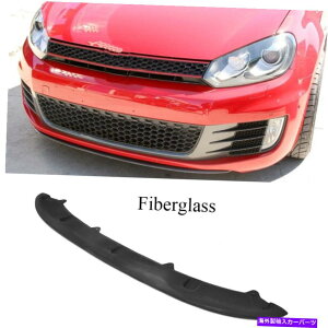 CO GAp[c VWtHNX[QSt6 VI MK6 GTI 2010-15pt@Co[OXtgop[bvX|C[ Fiberglass Front Bumper Lip Spoiler for VW Volkswagen Golf 6 VI MK6 GTI 2010-15