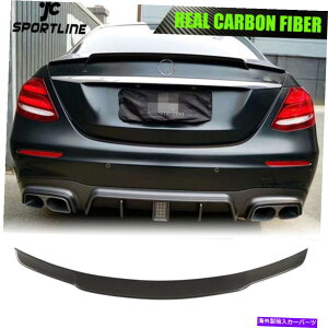 CO GAp[c tBbgxcW213 E250 E300 E400 E43 E63 16-19AgNX|C[EBOJ[{t@Co[ Fits Benz W213 E250 E300 E400 E43 E63 16-19 Rear Trunk spoiler Wing Carbon Fiber