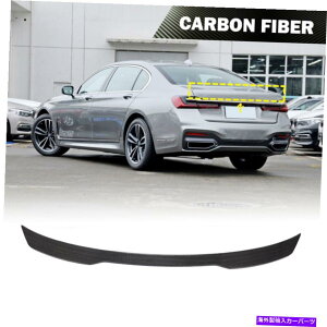 �C�O�� �G�A���p�[�c BMW 7�V���[�YG11 G12 750I 740I 16-21���A�g�����N�X�|�C���[�E�B���O���A���J�[�{�� Fits BMW 7 Series G11 G12 750i 740i 16-21 Rear Trunk Spoiler Wing Real Carbon�y���s�A���i�z