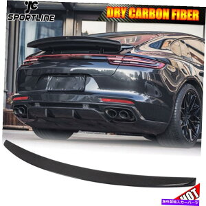 �C�O�� �G�A���p�[�c �|���V�F�p�i���[��971 2017-2021�ɓK�����{���̃J�[�{�����A�g�����N�l�^�o���W Real Carbon Rear Trunk Spoiler Lid Wing Fit For Porsche Panamera 971 2017-2021