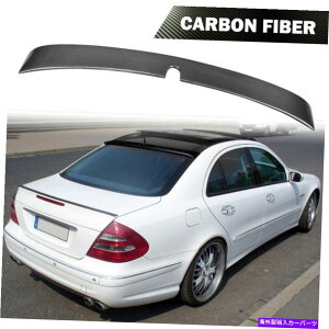 海外製 エアロパーツ カーボンファイバーリアルーフスポイラーウィングベンツW211 E350 E63 E65 AMG 2002-2008に適しています Carbon Fiber Rear Roof Spoiler Wing Fit For Benz W211 E350 E63 E65 AMG 2002-2008