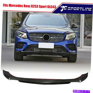 CO GAp[c ZfXxcGLC3550X|[cGLC43 AMG̃J[{t@Co[tgop[bv Carbon Fiber Front Bumper Lip For Mercedes Benz GLC300 GLC350 Sport GLC43 AMG