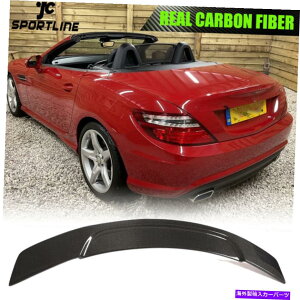 CO GAp[c tBbgxcSLKNXSLCNXR172 11-19AgNX|C[bvEBOAJ[{ Fits Benz SLK Class SLC Class R172 11-19 Rear Trunk Spoiler Lip Wing Real Carbon