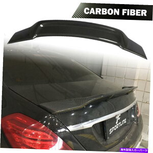 CO GAp[c xc̃NXW222 S63 S65Z_14-19AgNX|C[u[gEBOJ[{ɓK Fits Benz S Class W222 S63 S65 Sedan 14-19 Rear Trunk Spoiler Boot Wing Carbon