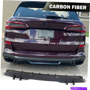 CO GAp[c BMW X5 G05 M-Sport 2019-21ɃtBbg郊AJ[{Aop[fBt[U[bvX|C[tBbg REAL Carbon Rear Bumper Diffuser Lip Spoiler Fit For BMW X5 G05 M-SPORT 2019-21