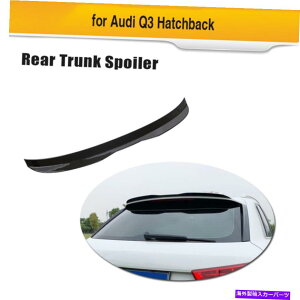 CO GAp[c AEfBQ3 2013-2018A[tl^ô鍕ɓKĂ܂ Fit For Audi Q3 2013-2018 Rear Roof Spoiler Window Wing Glossy Black ABS