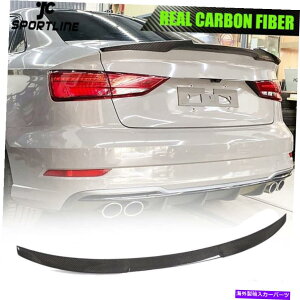 CO GAp[c AEfBA3 A3 Sline S3 Sedan 2014-2019p̃J[{t@Co[AgNX|C[EBObvbv Carbon Fiber Rear Trunk Spoiler Wing Lip For Audi A3 A3 Sline S3 Sedan 2014-2019