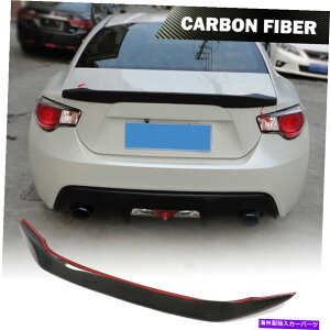 CO GAp[c g^ɓKJ[{t@Co[AgNX|C[EBOGT86 12-17XoBRZ 13-20 Carbon Fiber Rear Trunk Spoiler Wing Fit for Toyota GT86 12-17 Subaru BRZ 13-20