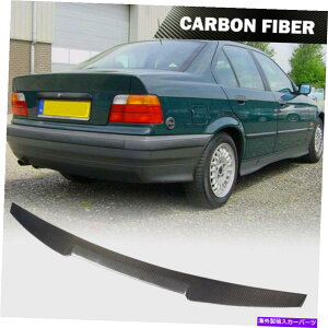 CO GAp[c BMW E36 328i 325i 320i 4d 1991-1998ɓKĂ郊AgNX|C[J[{t@Co[tBbg Rear Trunk Spoiler Wing Carbon Fiber Fit For BMW E36 328i 325i 320i 4D 1991-1998