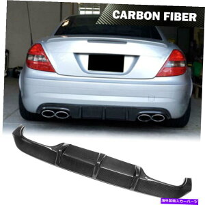 CO GAp[c ZfXxcSLKNXR171 2004-11Aop[fBt[U[bvJ[{t@Co[ Fits Mercedes Benz SLK Class R171 2004-11 Rear Bumper diffuser Lip Carbon Fiber