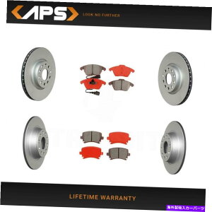 brake disc rotor A3 Quattro CC GTI Passatp̃tgуAZ~^bNu[LpbhƃR[eBO[^[ Front & Rear Semi Metalic Brake Pad & Coated Rotors for A3 Quattro CC GTI Passat