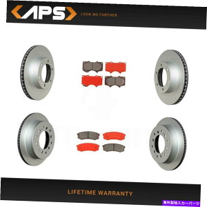 brake disc rotor 2008N2009ÑtgAS^bNu[Lpbhƃ[^[Lbg4Runner FJN[U[ Front & Rear S Metallic Brake Pads & Rotor Kit for 2008-2009 4Runner FJ Cruiser