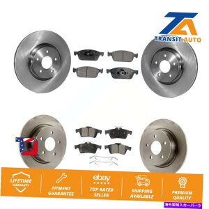 brake disc rotor tH[hGXP[vgWbgRlNgp̃tgAu[L[^[ƃZ~^pbhLbg Front Rear Brake Rotor And Semi-Metallic Pad Kit For Ford Escape Transit Connect