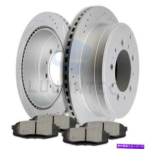 brake disc rotor Lexus LX570 2013-2019g^hN[U[p̃Au[L[^[Z~bNpbh Rear Brake Rotors Ceramic Pads For Lexus LX570 2013-2019 Toyota Land Cruiser