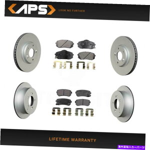 brake disc rotor Sportage Tucson 300mm�̃t�����g�����AG�R�[�e�B���O���[�^�[�ƃZ�~���^���b�N�u���[�L�p�b�h Front & Rear G-Coated Rotors & Semi Metalic Brake Pads for Sportage Tucson 300mm