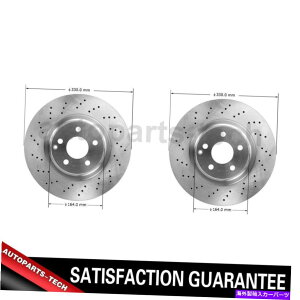 brake disc rotor �����Z�f�X�x���cE500 2003?2006�p��2x�x���f�B�b�N�X�t�����g�f�B�X�N�u���[�L���[�^�[ 2x Bendix Front Disc Brake Rotor For Mercedes-Benz E500 2003~2006�y���s�A���i�z