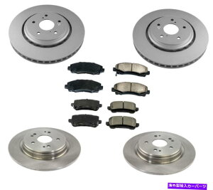 brake disc rotor AP�t�����g�����A�u���[�L���[�^�[��Acura TLX 15-20 6PC�L�b�g�p�Z���~�b�N�u���[�L�p�b�h AP Front & Rear Brake Rotors and Ceramic Brake Pads for Acura TLX 15-20 6PC Kit�y���s�A���i�z