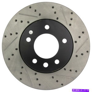 brake disc rotor STOPTECH 127.33080L SELECT SPORT SPORT Cross-drilled and Slotted Disc Brake Rotor StopTech 127.33080L Select Sport Cross-Drilled And Slotted Disc Brake Rotor
