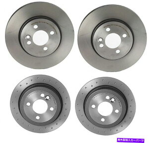 brake disc rotor ~jN[p[p̃tgR[gAhu{fBXNu[L[^[LbgR56 R57 R58 Front Coat & Rear Drill Brembo Disc Brake Rotor Kit for Mini Cooper R56 R57 R58