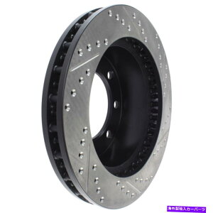brake disc rotor �f�B�X�N�u���[�L���[�^�[�X�|�[�c�N���X�h�����ƃX���b�g�t���t�����g�E�X�g�b�v�e�b�N127.65086R Disc Brake Rotor-Sport Cross-Drilled and Slotted Front Right Stoptech 127.65086R�y���s�A���i�z
