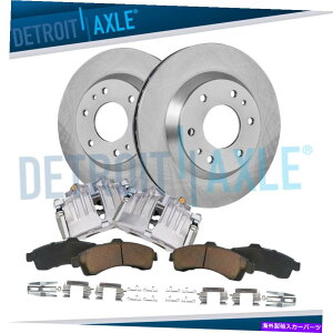 brake disc rotor 305mmtg[^[Lp[CgCuCU[p̃u[Lpbh 305mm Front Rotors Calipers Brake Pads for Rainier Trailblazer Envoy Ascender