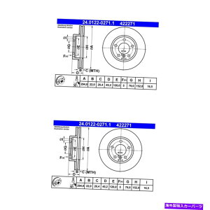 brake disc rotor ~jN[p[Jg[}̓tgfBXNu[L[^[2 422271 34119811537Hׂ܂ Mini Cooper Countryman ATE Front Disc Brake Rotors 2 422271 34119811537