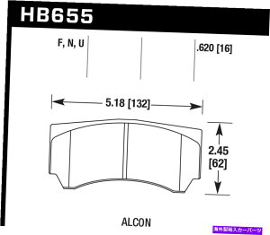 brake disc rotor z[NptH[}XHB655B.620 HPS 5.0fBXNu[Lpbh Hawk Performance HB655B.620 HPS 5.0 Disc Brake Pad