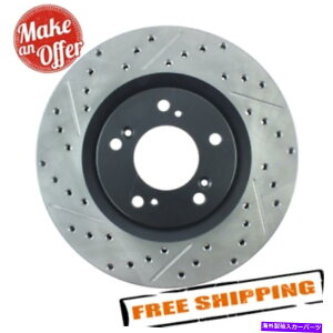 brake disc rotor 00-09z_S2000p̃XgbvebNX|[chXbg1s[Xtgu[L[^[ StopTech Sport Drilled & Slotted 1-Piece Front Brake Rotor for 00-09 Honda S2000