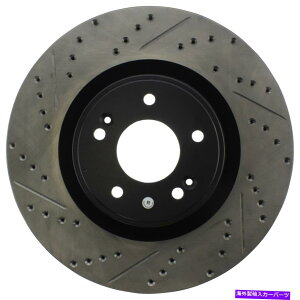 brake disc rotor STOPTECH 127.51036R SELECT SPORT SPORT Cross-drilledSlotted Disc Brake Rotor StopTech 127.51036R Select Sport Cross-Drilled And Slotted Disc Brake Rotor