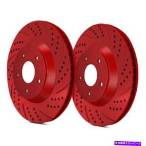 brake disc rotor Infiniti FX35 05-12�_�u���h�����ƃX���b�g�t���t�����g�u���[�L���[�^�[�p For Infiniti FX35 05-12 Double Drilled & Slotted Front Brake Rotors�y���s�A���i�z