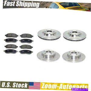 brake disc rotor tgALbg^bNu[Lpbhƃ[^[S̃Zbg2005|eBAbNG6 _ZA Front Rear Kit Metallic Brake Pads and Rotors Whole Set Fits 2005 Pontiac G6 _ZA