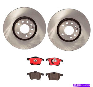 brake disc rotor Saab 9-3 9-3x 314mmfBXNp̃u{tgu[LLbgfBXN[^[ƃZ~bNpbh Brembo Front Brake Kit Disc Rotors & Ceramic Pads For Saab 9-3 9-3x 314mm Discs