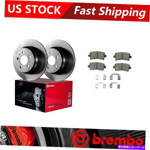 brake disc rotor 2011ÑrCbN[KAu[L[^[ƃZ~bNu[Lpbh - u{v~AOE Fits 2011 Buick Regal Rear Brake Rotors & Ceramic Brake Pads - Brembo Premium OE