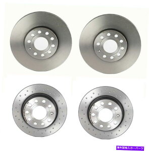 brake disc rotor brembotg288mmAhh255mmu[LfBXN[^[LbgA3r[gWFb^ Brembo Front 288mm & Rear Drilled 255mm Brake Disc Rotor Kit for A3 Beetle Jetta