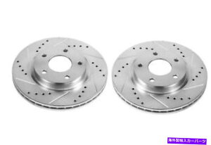 brake disc rotor 13-19�̃p���[�X�g�b�v���Y�Z���g���t�����g�G�{�����[�V�����h�������X���b�g���[�^�[-PA -PA Power Stop for 13-19 Nissan Sentra Front Evolution Drilled & Slotted Rotors - Pa�y���s�A���i�z